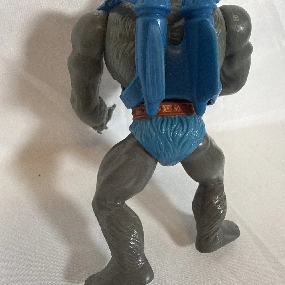 Vintage Mattel Masters of the Universe Stratos Action Figure Grey Blue Red MOTU